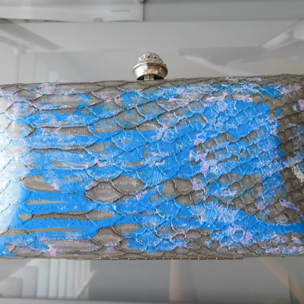 Hardcase Party Painted Clutch 7x4 - Picture 7 of 8